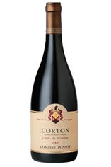 2009 Corton, Cuvée du Bourdon, Grand Cru Domaine Ponsot 2009 Corton, Cuvée du Bourdon, Grand Cru Domaine Ponsot