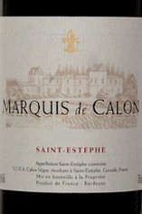 2011 Marquis de Calon, St Estèphe 2011 Marquis de Calon, St Estèphe