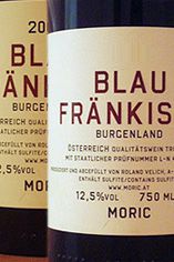 2010 Blaufränkisch Burgenland, Moric 2010 Blaufränkisch Burgenland, Moric