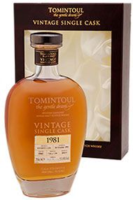 1981 Tomintoul Single Cask, Bottled 2014 Speyside, Single Malt Whisky 50.5% 1981 Tomintoul Single Cask, Bottled 2014 Speyside, Single Malt Whisky 50.5%