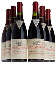 Château Rayas, Assortment Case 1, 2bts of each: 89,95,99,04,06,08 Château Rayas, Assortment Case 1, 2bts of each: 89,95,99,04,06,08