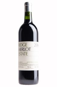 2014 Ridge Estate Merlot, Santa Cruz Mountains, California 2014 Ridge Estate Merlot, Santa Cruz Mountains, California