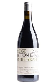 2015 Ridge Lytton Estate Petite Sirah, Dry Creek Valley, California 2015 Ridge Lytton Estate Petite Sirah, Dry Creek Valley, California