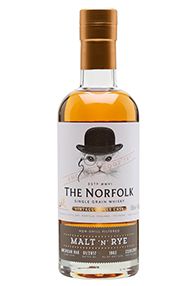 The Norfolk Malt 'n' Rye, Single Grain English Whisky, 45% The Norfolk Malt 'n' Rye, Single Grain English Whisky, 45%