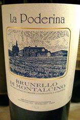 1999 Brunello di Montalcino DOCG La Poderina 1999 Brunello di Montalcino DOCG La Poderina
